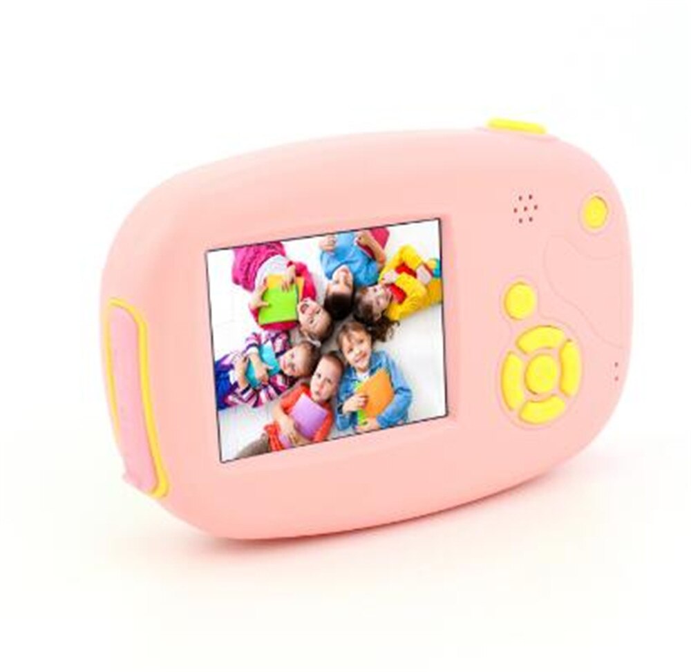 2.0 Inch 1080P Kids Camera Children Educational Digital Camera: pink / no card