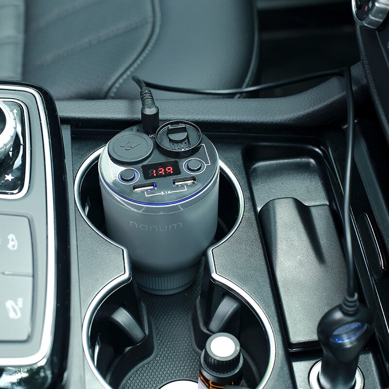 Nanum Car Charger Car Diffuser Fragrance Cup Holder USB Charger Aroma Cup Car air freshener