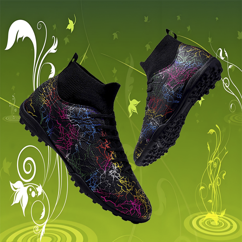 Mannen Voetbalschoenen Ademend Sport Training Voetbalschoenen Schoenplaten Sport Outdoor TF Futsal Match Turf Gras