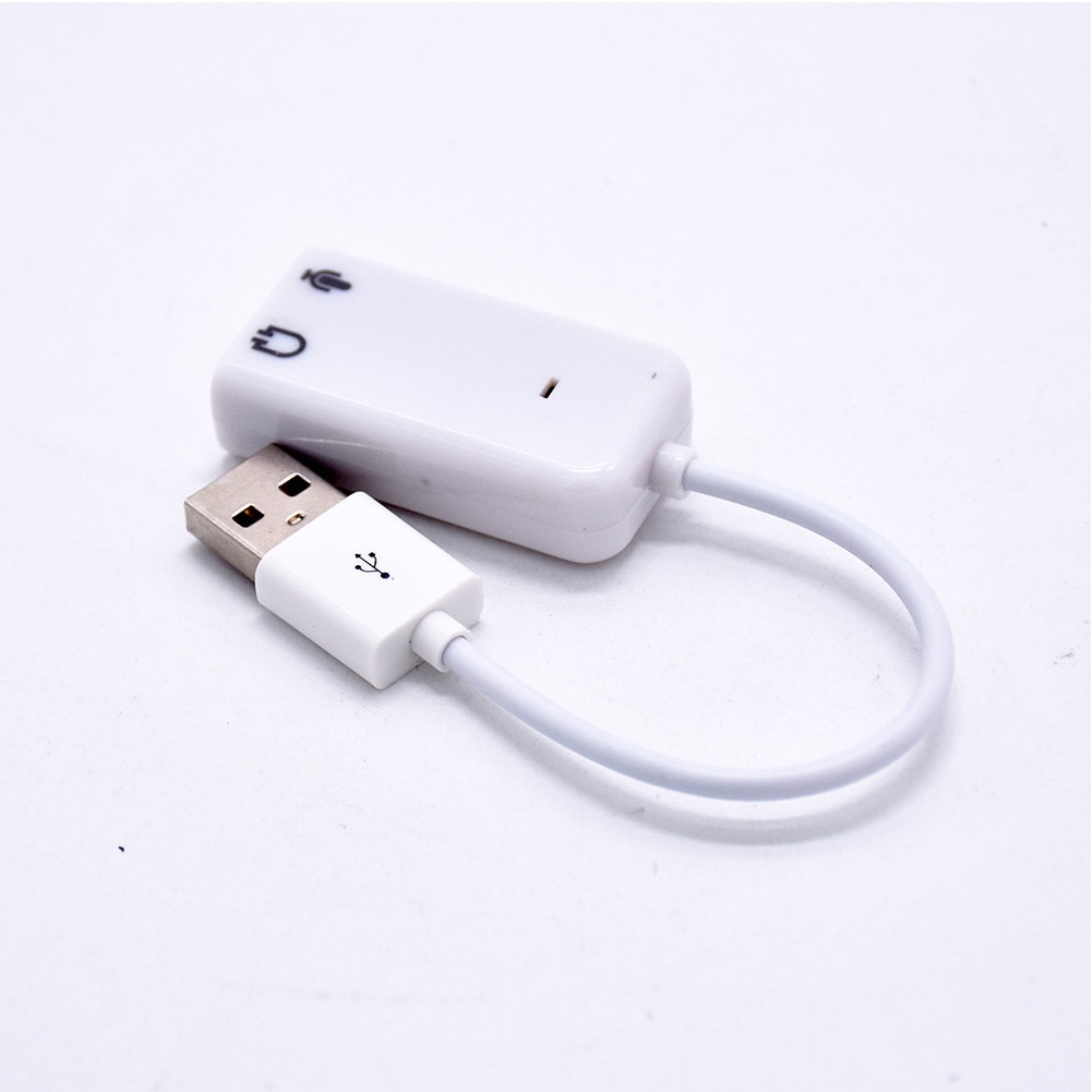 Tragbare USB 2.0 Kanal Audio Wirkung 7,1 3D Soundkarte Adapter USB Soundkarte