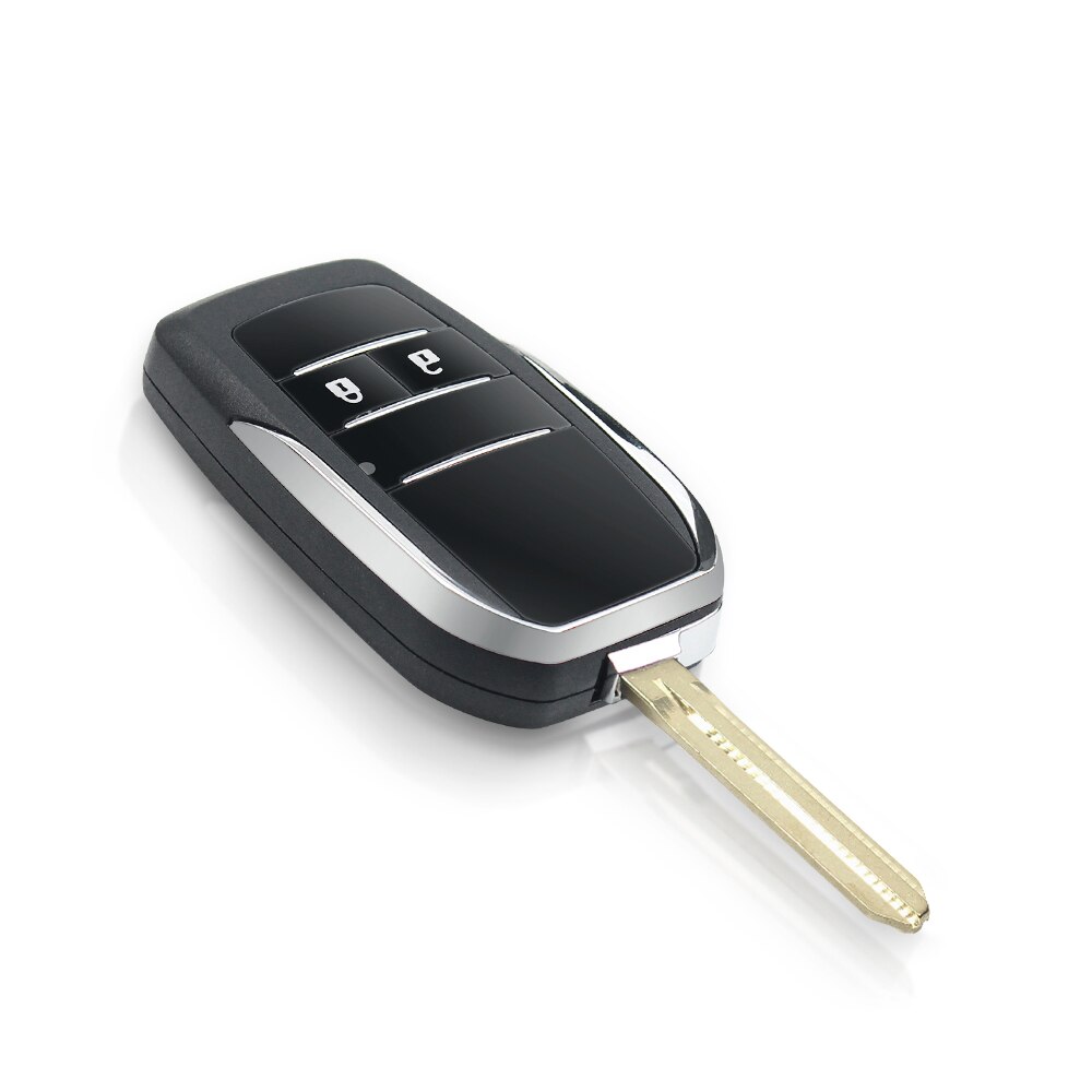 Dandkey Fob Modified 2 Buttons For Isuzu D-Max Replacement Remote Key Shell Smart Cover Case Uncut TOY43 Blank