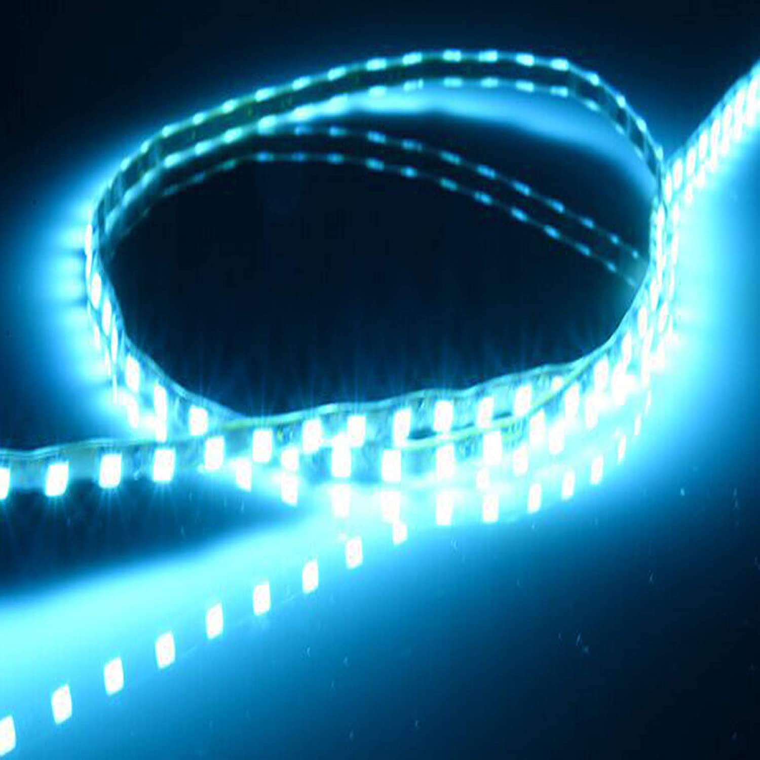 2 Pack LED Car Strip Lights 12V Waterproof Interior Car Lights for Auto Car Motorcycle 17 Inch Car Light Kit