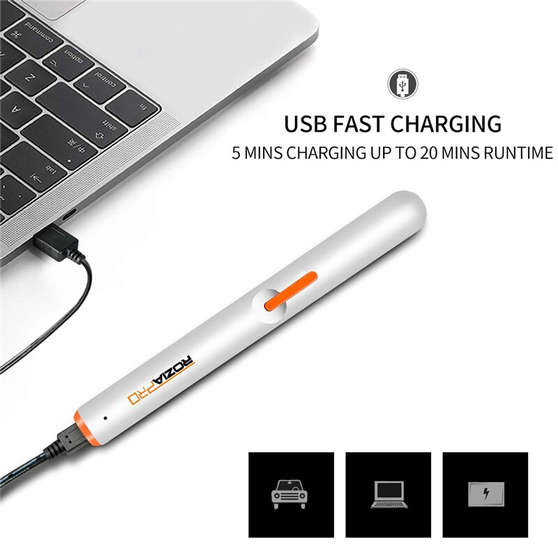 Depilador de nariz elétrico, aparador de pelos do nariz, portátil, indolor, lâminas de duas bordas, usb, 10sec, carregamento rápido, baixo ruído unissex