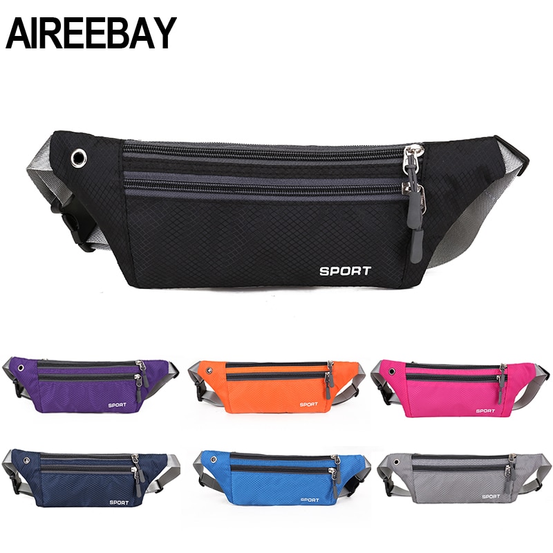 AIREEBAY Mini Fanny Pack For Women Portable Colorful Waist pack Travel Multifunctional Waterproof Phone Belt Bag