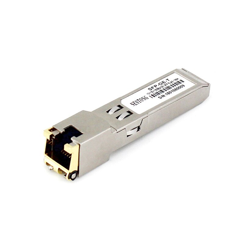 Gigabit Electrical Port Module RJ45 Compatible with Cisco Huawei H3C Photoelectric Conversion Optical Fiber Module SFP-GE-T-100m