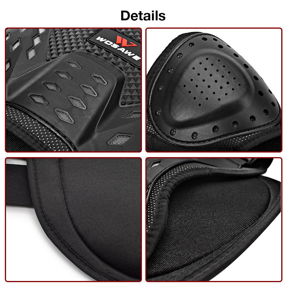 Kids Dirt Bike Body Chest Spine Protective Vest Ventilation Holes Sport Ware