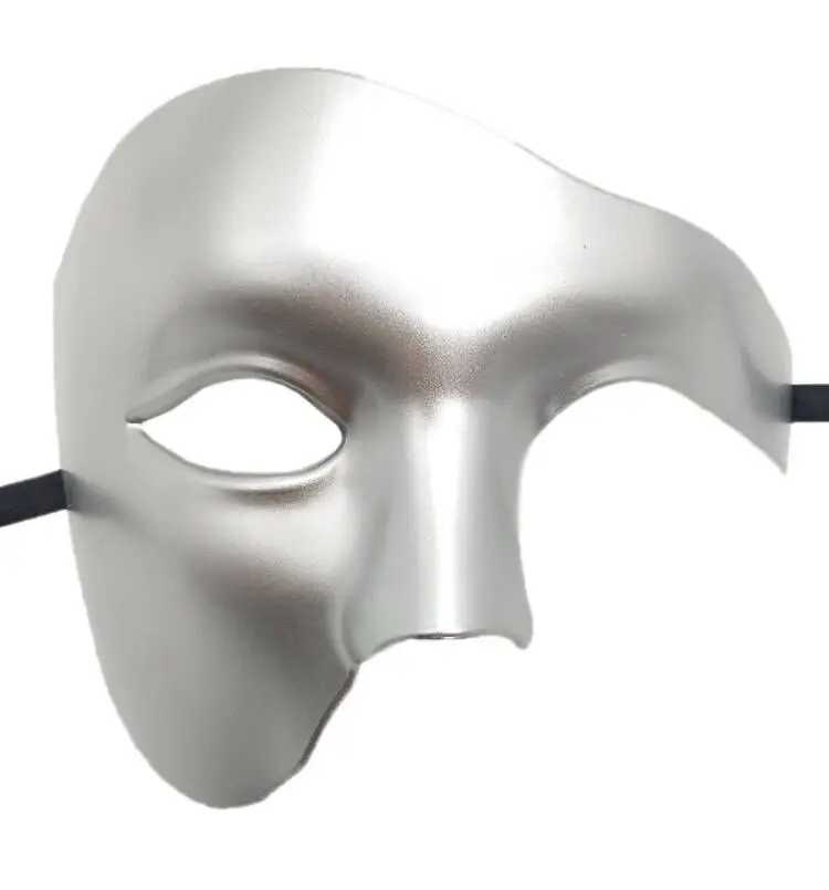 Steampunk Phantom Plastic Adult Half Face Mask Carnival Festival Bar Opera Stage Costume Prop Halloween Party Cosplay: Blue