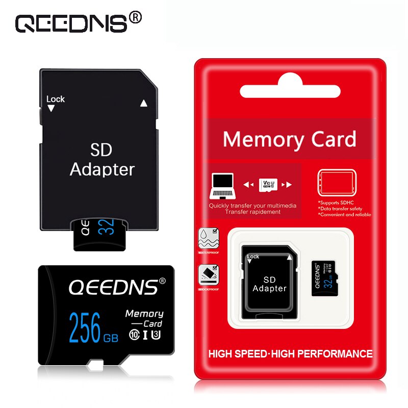 Carte mémoire Mini sd classe 10, 8 go/32 go/16 go/64 go/256 go/128 go, TF