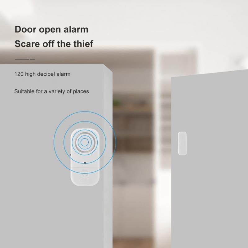 Fasola Huishoudelijke Deur En Raam Alarm Deur Magnetische Venster Anti-Diefstal Schakelaar Alarm Deur Open Herinnering Alarm Systeem Veilig thuis