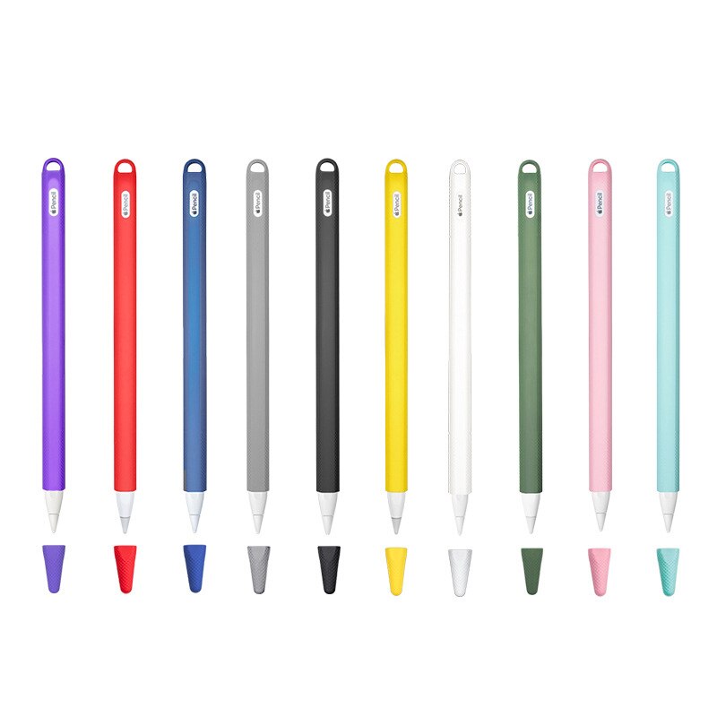 10 farben Weichen Silikon Kompatibel für Apple Bleistift Fall Kompatibel für iPad Tablet Touch Pen Stylus Schutzhülle Abdeckung