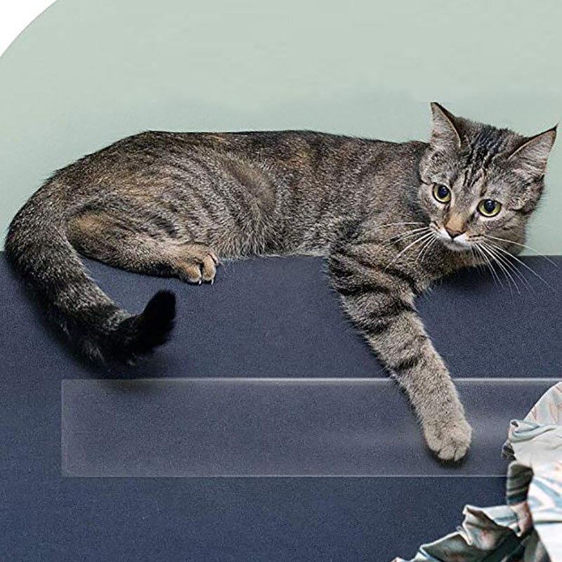 4 tommer kæledyrs sofa anti-ridse tape kat beskyttende film træning scotch tape hjemme sofa gulv klistermærke nem at bruge
