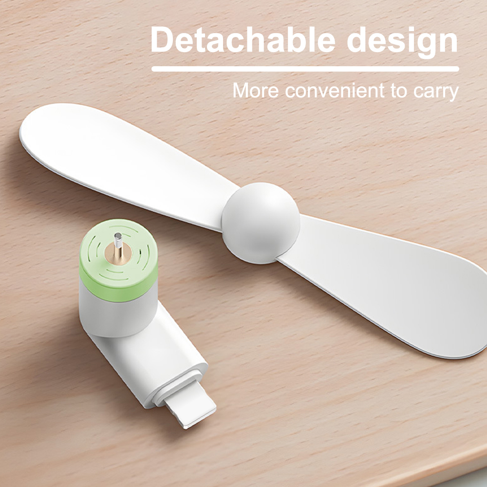 Refroidisseur de téléphone portable 2-en-1 flexible et , ventilateur électrique de voyage, mini USB,