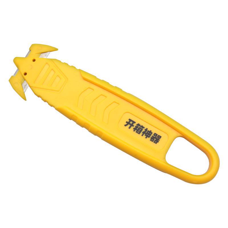 10/5/3/1Pc Safety Box Cutter Utility Mes Dubbelzijdig Mes Kartonnen Pakket Tape House Office Security Mes Tools: WHITE