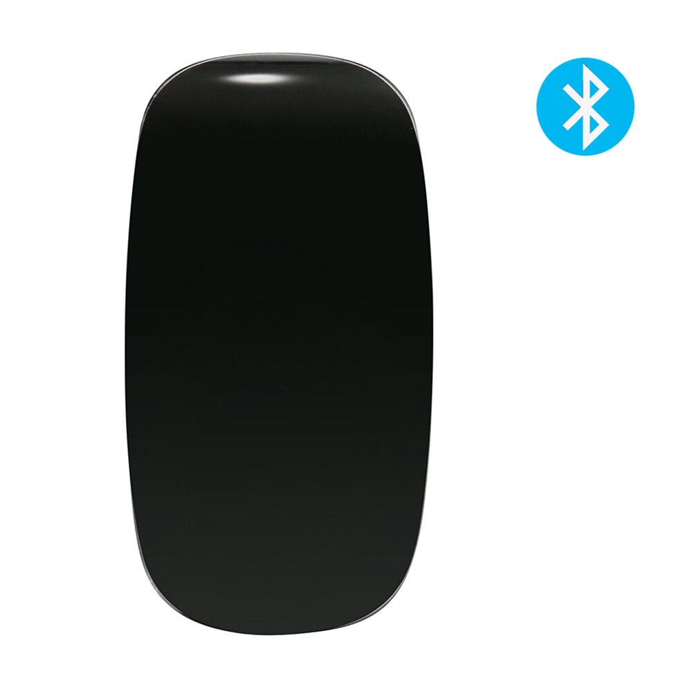 SeenDa Bluetooth Wireless Mouse Arc Touch Mouse Wireless Travel Slim Portable Mice for Apple Mac PC Laptop Android Windows: Black