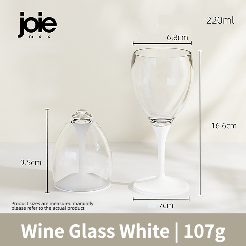 Joie Portable Wine Glass Goblet Collapsible Unbreakable PCTG Cocktail Champagne Wine Glass For For Party Barware Outdoor Picnic: Red