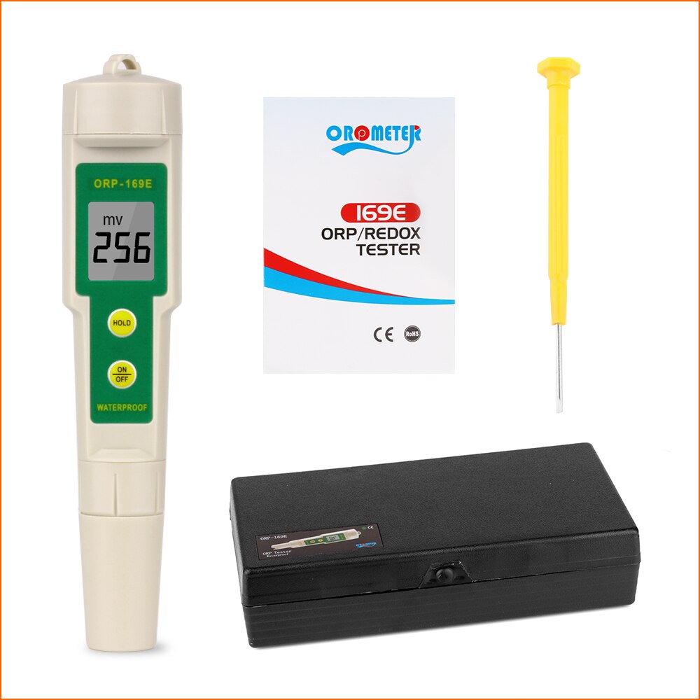 RZ ORP/Redox Tester Digital Waterproof Portable Pen ORP Meter Handheld ORP/Redox 169E 0~+/-1999mV Water Tester