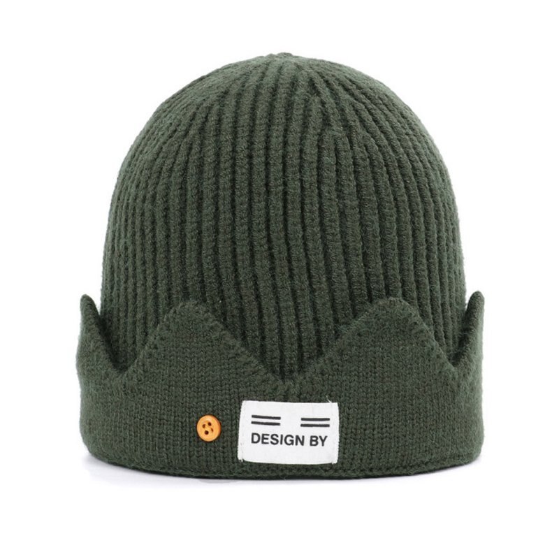 Vinter kvinner menn ull fortykket strikk lue varmere lue luer utendørs tur cap lue lue: G