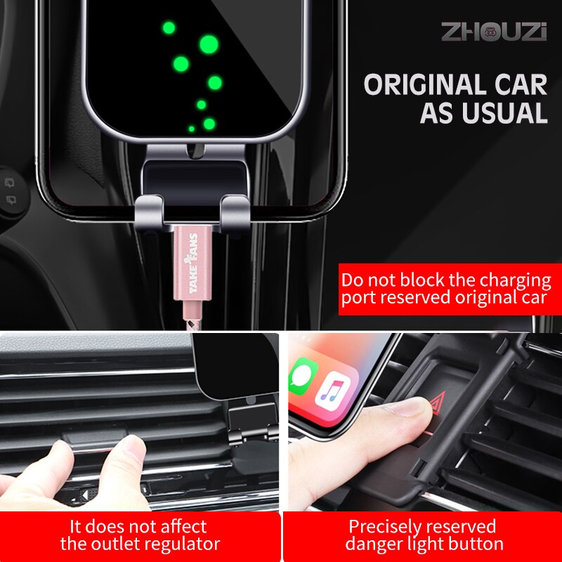 Support de téléphone portable pour Jeep Renegade , Clip de ventilation, support GPS, support de Navigation par gravité, accessoires de voiture