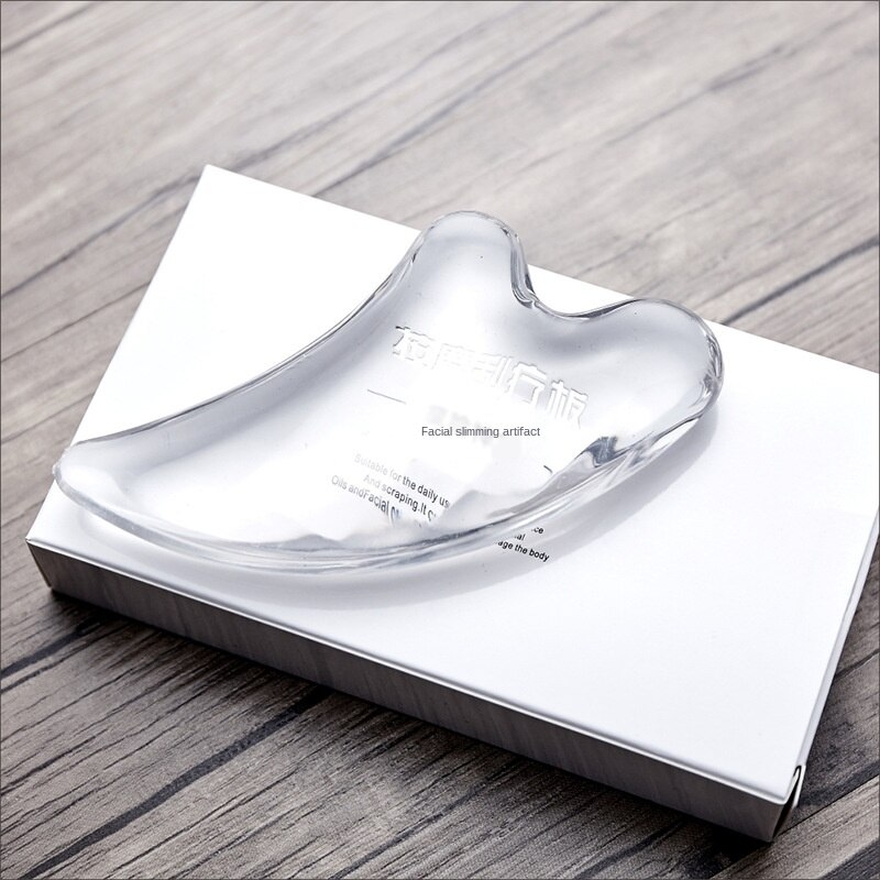 Herramienta de cuidado de masaje de estiramiento facial, tablero raspador Gua Sha adelgazante para cuerpo, brazo, pierna, belleza, 12x7,5