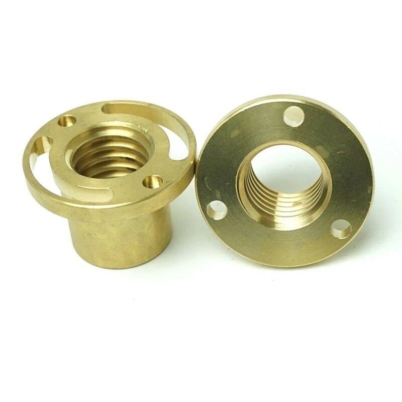 2pc Milling Machine Y Axis Screw Copper Nut Sleeve Vertical Mill Tool Bridgeport CNC Milling Machine Lathe Machine
