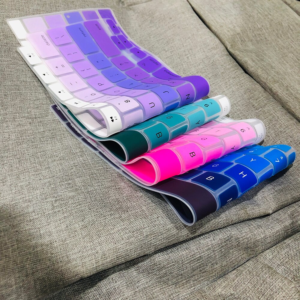 For Macbook Air13 Laptop Keyboard Cover Protective Film Air13.3 A2179 Silicone Keyboard Cover US/EU/JP Color Dust Cases