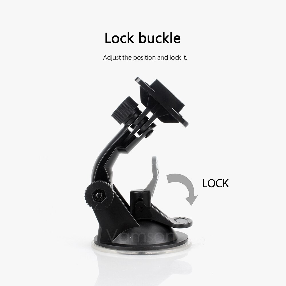 Vamson zuignap voor gopro accessoires 7cm auto houder voorruit voor xiaomi voor yi voor gopro hero 7 6 5 4 3+  voor sjcam  vp520
