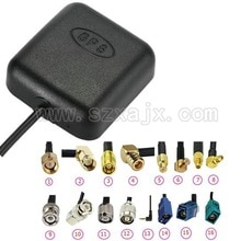 Bil gps antenne gps modtager bil dvd gps antenne med 3.5mm sma smb mcx mmcx bnc tnc fakra stik til mfd 2 rns 2 or andet