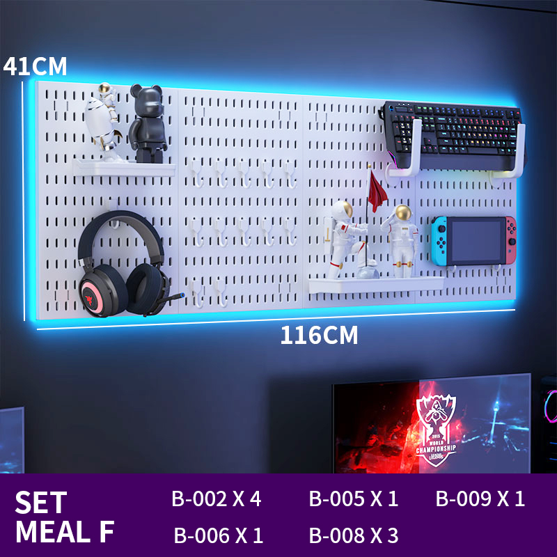 Wall-mounted Pegboard Storage Board. Plenty Of Accessories For Free Combination, Suitable For Homes And Offices.