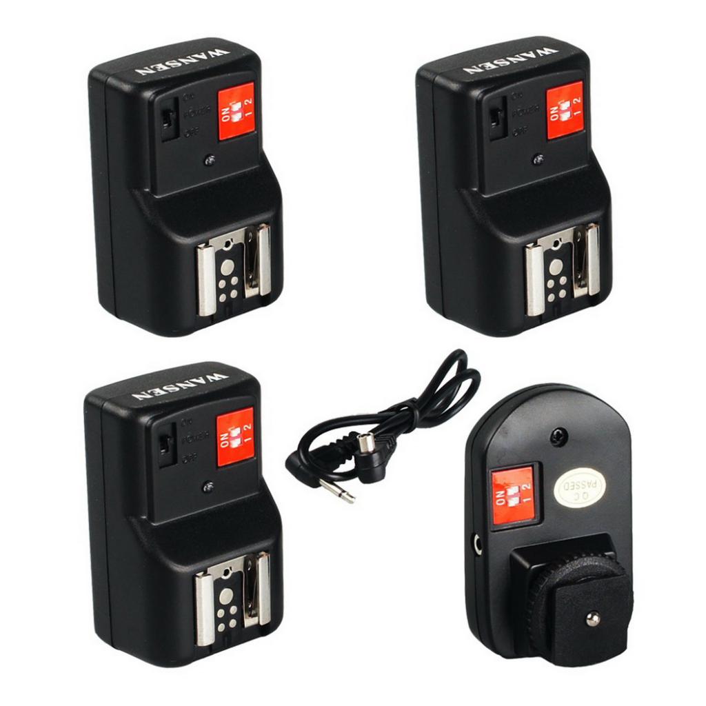 PT-04GY 4 canaux sans fil à distance Flash déclencheur stroboscopique clignotant pour les caméras