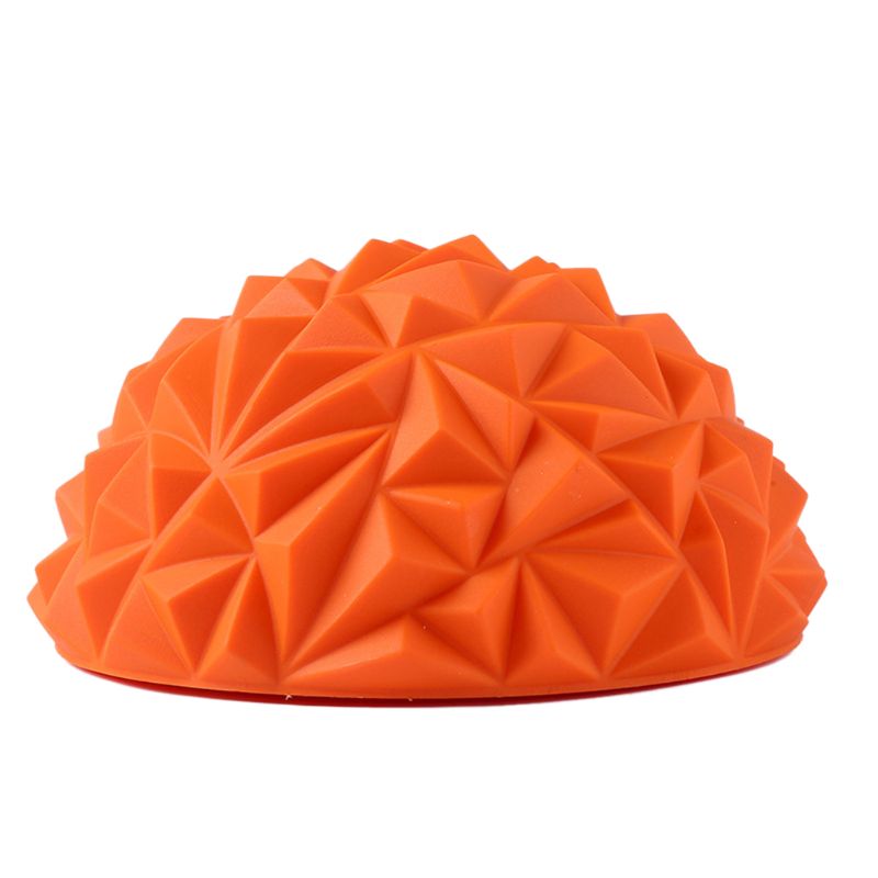 Media pelota para Yoga, equipo de Fitness físico, pelota de equilibrio de ejercicio para gimnasio Pilates: Naranja