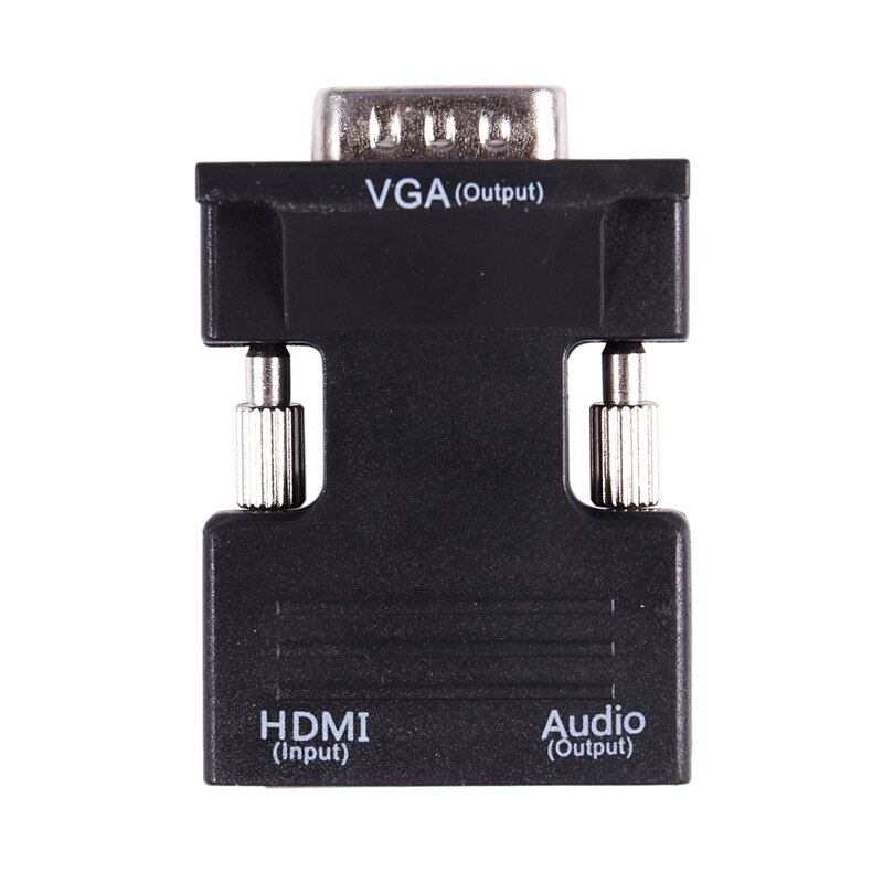 1080P HDMI Female to VGA Male with o Output Cable Converter Adapter
