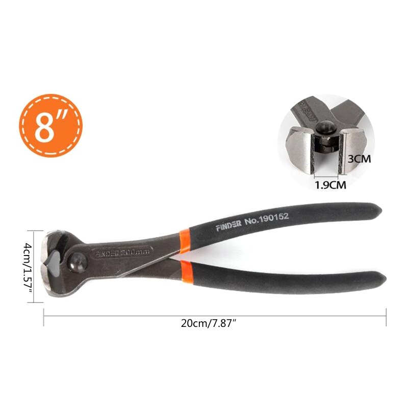 Cutting Edge Tile Pliers for Crimping Top Cutting Wire Rolling Machine Automobile Maintenance Labor Saving Antirust