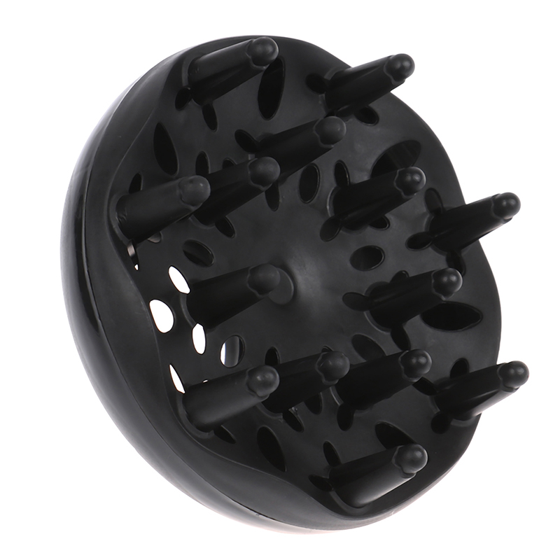 1pc haardiffusers, haarstyling föhn, kruldroger, universele kappersföhn, styling salon krultool, zwart