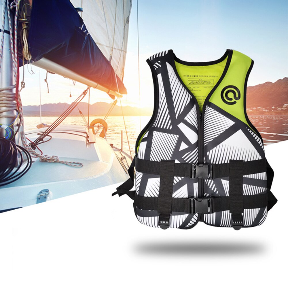 Chaleco salvavidas de neopreno para adultos, , flotabilidad, deportes acuáticos, pesca, Kayak, remo, natación, Rafting, seguridad
