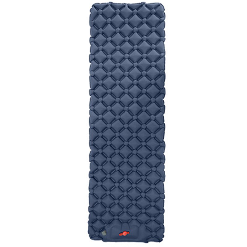 Camping Inflable Air Matras 190*58*5Cm Ingebouwde Voet Inflator Pomp Vouwen Opblaasbare Matras Kamp bed Voor Tent Reizen: navy blue