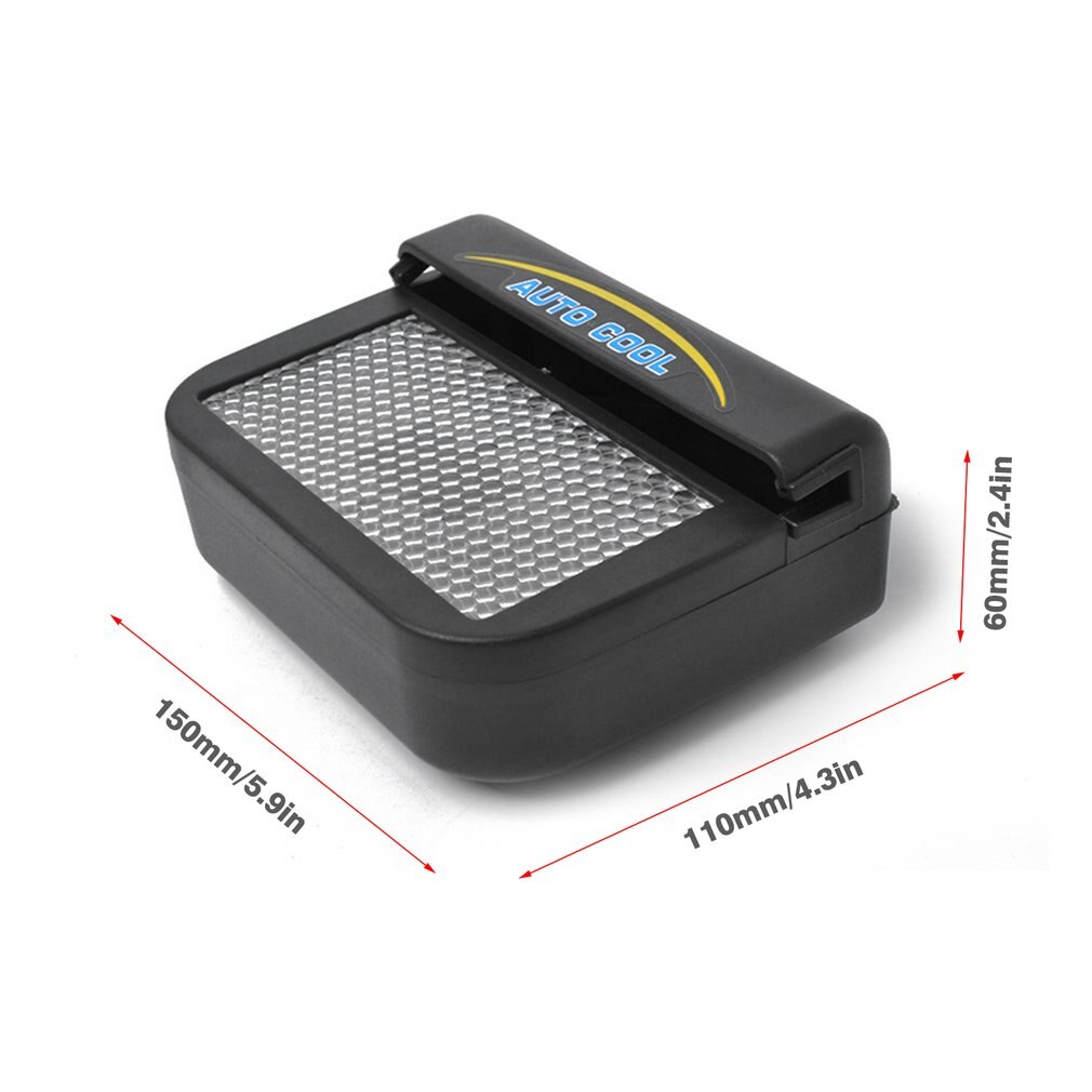 Onever Solar Sun Power Mini Air Conditioner For Car Car Window Auto Air Vent Cool Fan Portable Car Air Conditioner Ventilation