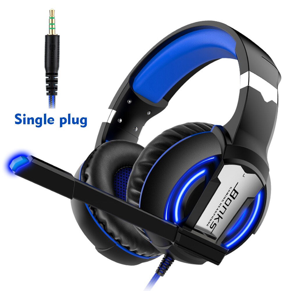 Écouteurs sans fil Bluetooth | Casque d'écoute stéréo réglables, écouteurs de jeu avec Microphone pour PC, téléphone portable,: Or