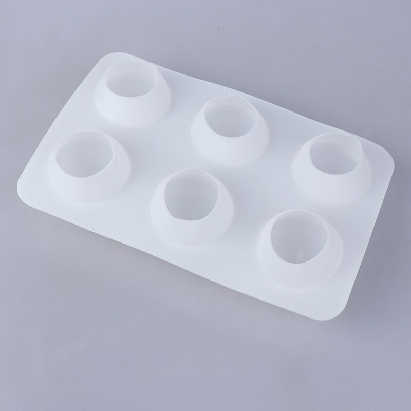 Moule En Silicone 6 Cavités Pour Mousse/dessert - Forme Fleur Spirale, Apte Four Et Congélation - 11