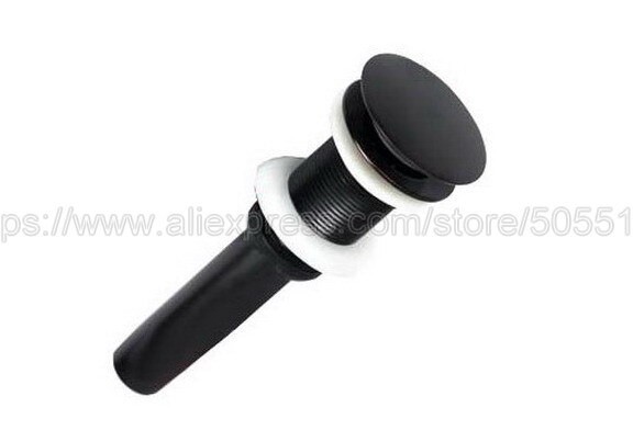 Modern Oil Rubbed Bronze Drains Basin Sink Finish Sink Vanity Pop Up Drain Without Overflow Bathroom Accessaraies zsd022