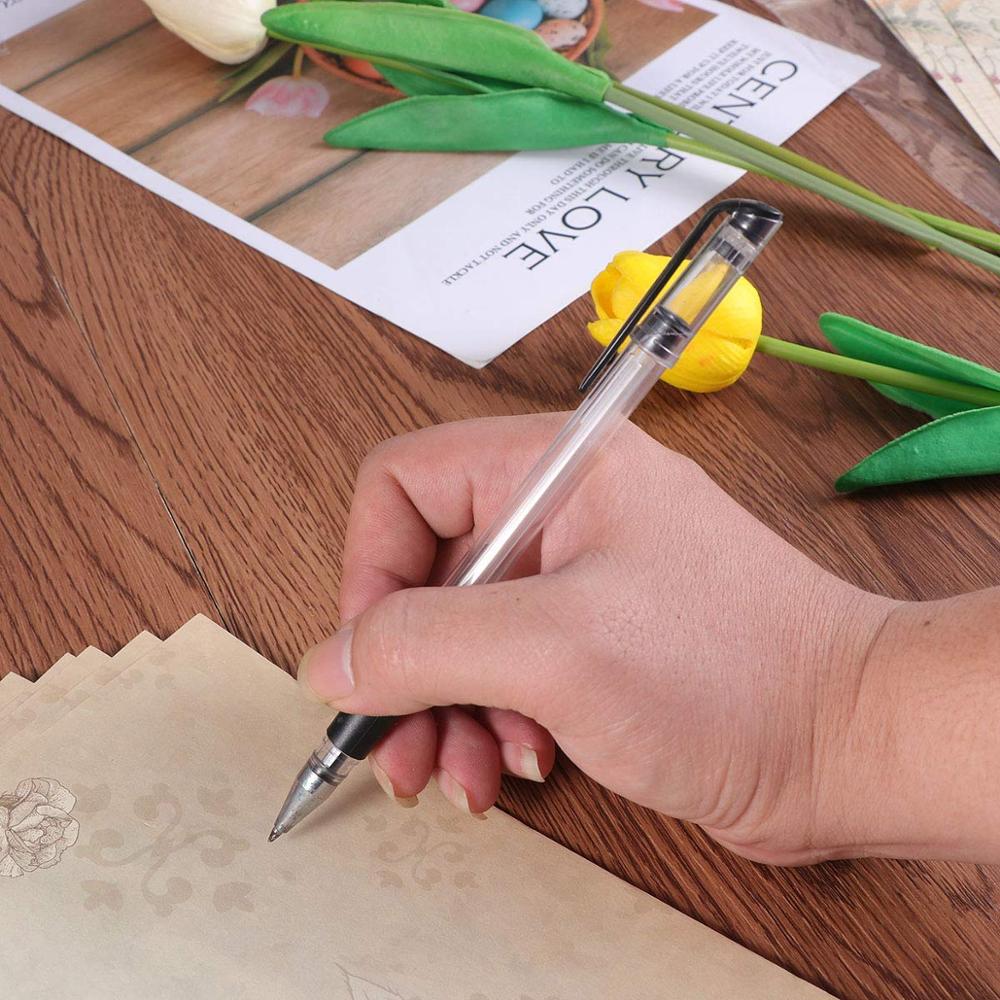 10 Pack Writing Paper Letter Paper Vintage Letter Writing Set Stationery Business Party Invitations Retro Flower Letter Paper
