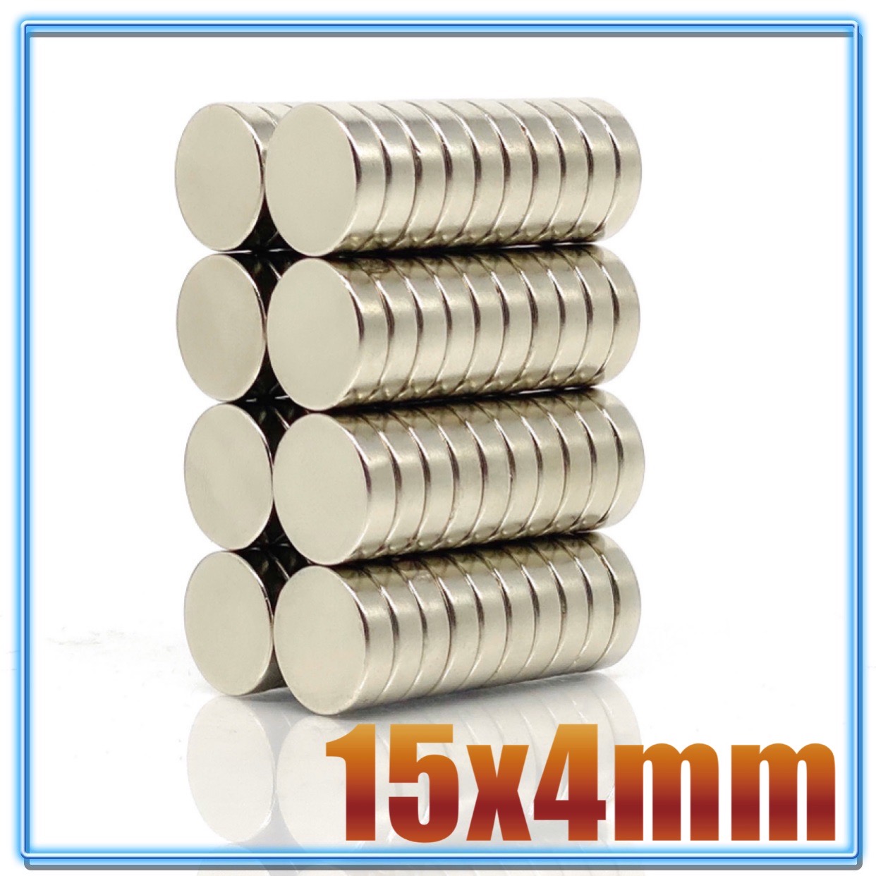 5-200 Stuks 15X4 Neodymium Magneet 15Mm X 4Mm N35 Ndfeb Ronde Super Krachtige Sterke permanente Magnetische Imanes Disc 15x4
