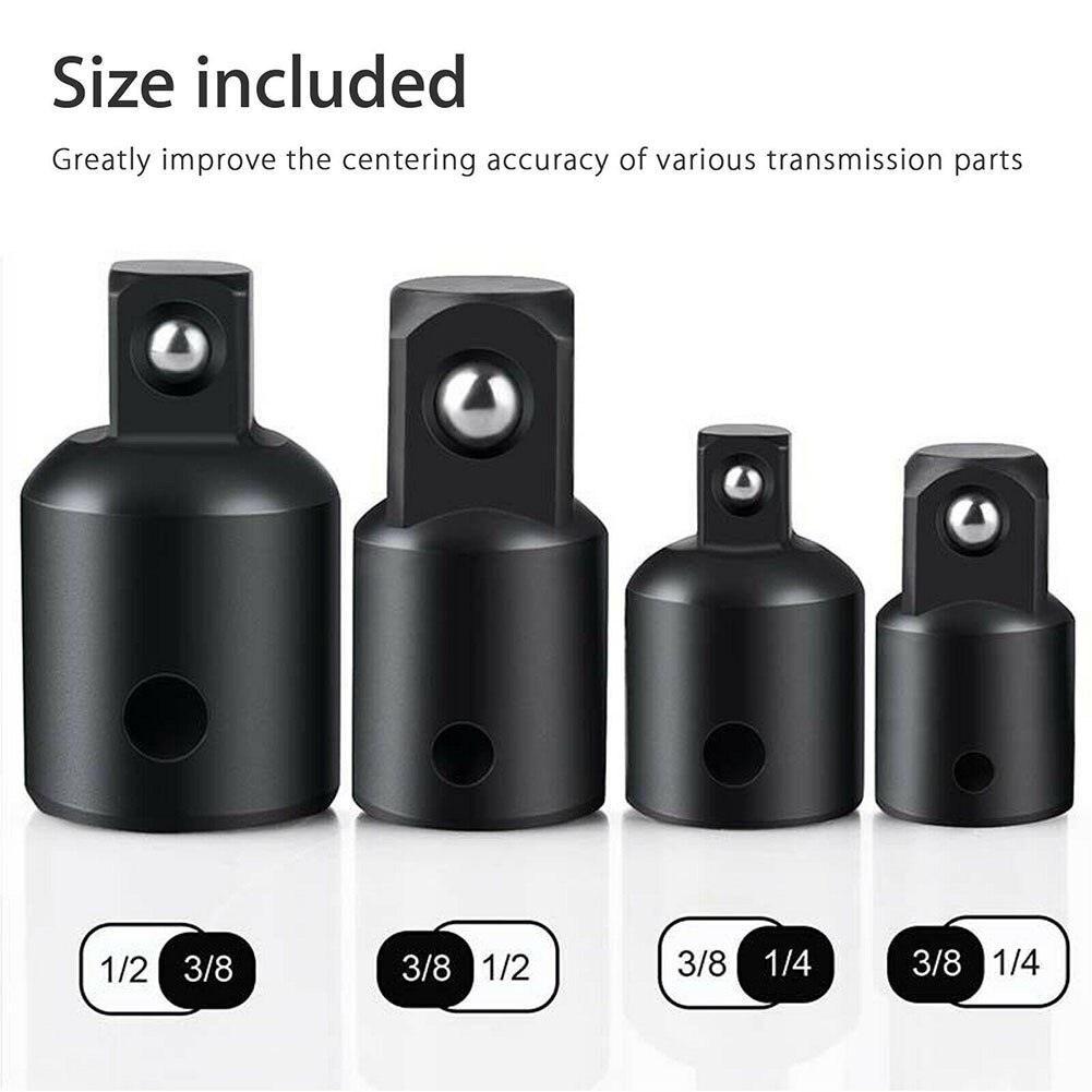 Reductor conector Set 3/8in To 1/4in 1/2inch Socket más reciente confiable