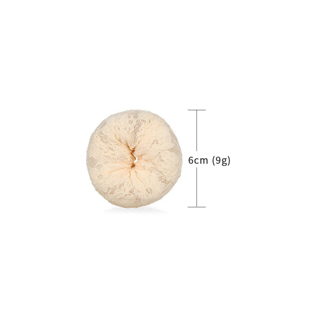 4size Magic Hair Bun Maker Accesories Chignon Magique Hair Donut Bun For Women Hair Styling Tools: 6cm Beige