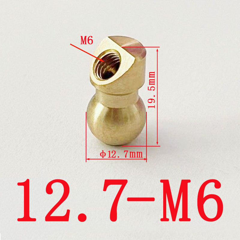 1PCS CNC machine tool oblique spray brass ball coolant nozzle tool holder ball joint nozzle: Red