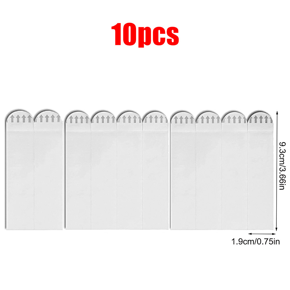 Double Sided Tape Sticker Wall 10/20PCS Sets Damage Free Picture&Frame Hanging Strips Waterproof Self Adhesive Hooks Accessories: Champagne