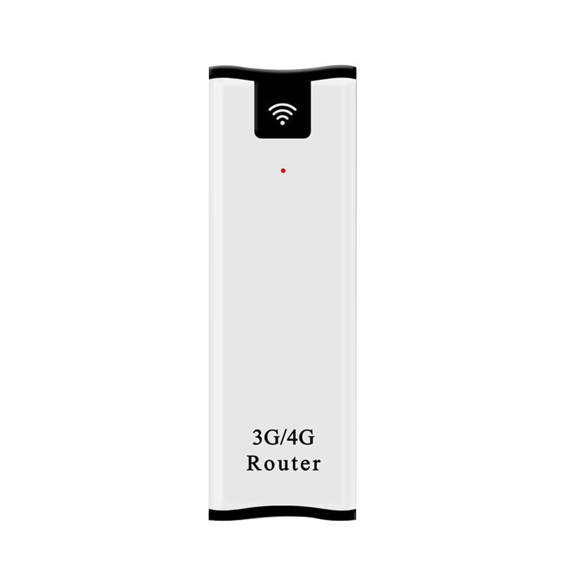 Trådløs 3g mobil wifi-router 2200 mah powerbank mobilt bredbåndsmodem bærbart netværkskort hotspot wifi-modemunderstøttelse sim c