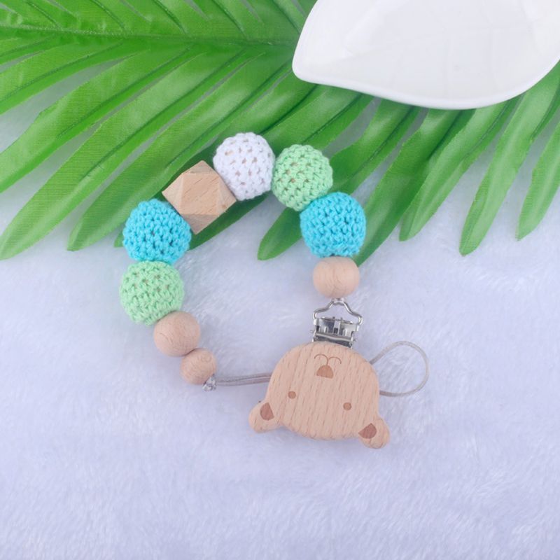 Baby Teether Bracelet Molar Stick Non Toxic Silicone Bite Stick Cute Animal Pattern Toy