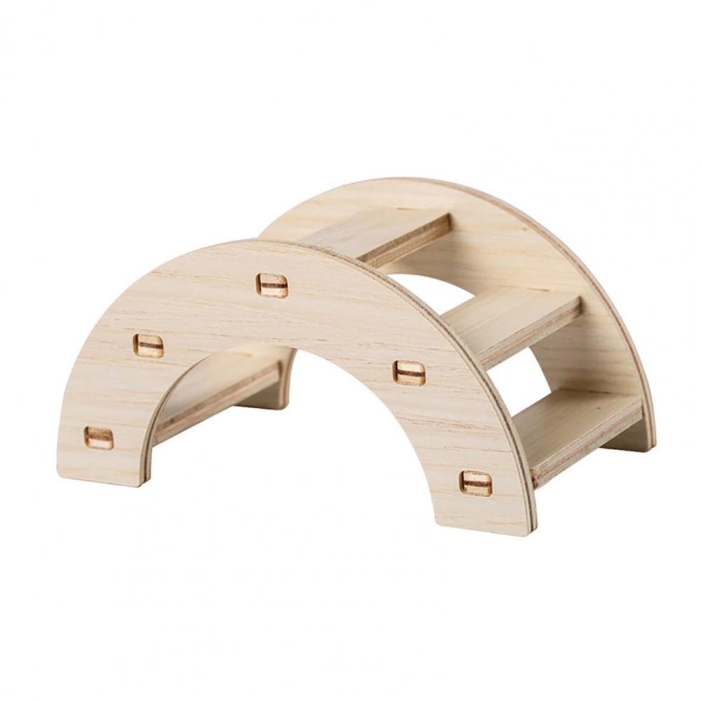 Hamster House Guinea Toy Wood Hideout Wooden Cabin Maze Cage Hidepets Toys Animal Place Hiding Platform Decor Enrichment