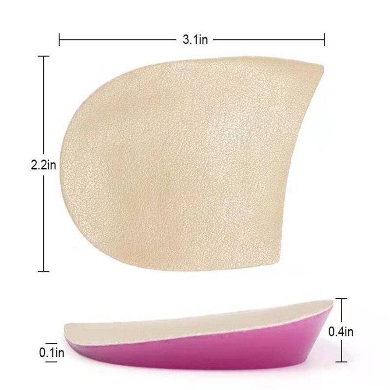 Plantillas ortopédicas para zapatos, plantilla ortopédica de silicona con tacón medio Lateral, elevador de cuña, correctiva, tipo O/X, novedad
