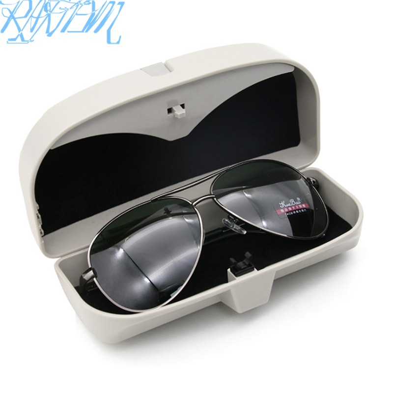 Car Glasses Box Storage Holder Sunglasses Case For Land Rover LR4 LR3 LR2 Range Rover Evoque Defender Discovery Freelander